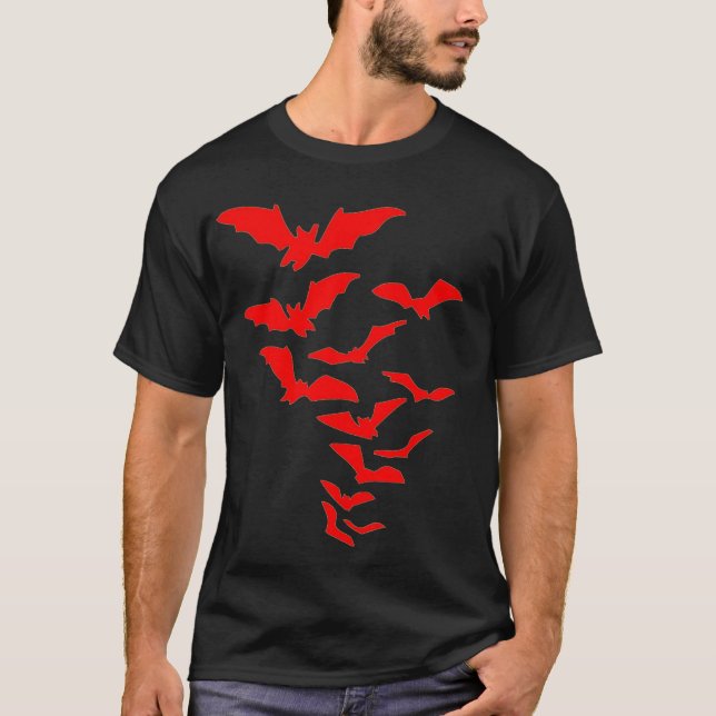 red bats T-Shirt (Front)