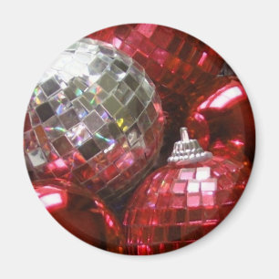 Red Baubles fridge magnet