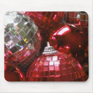 Red Baubles mousepad