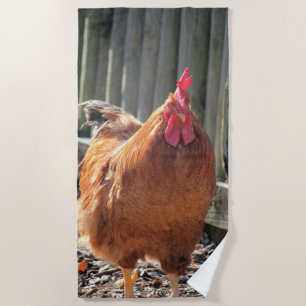Red Beach Towel