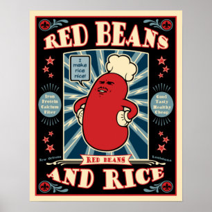 Red Beans & Rice Poster