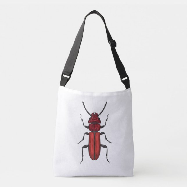 Red beetle crossbody bag (Front)