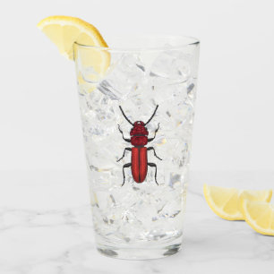 Red beetle glass
