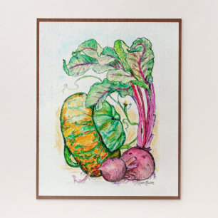 Red Beets and Squash Jigsaw Puzzle