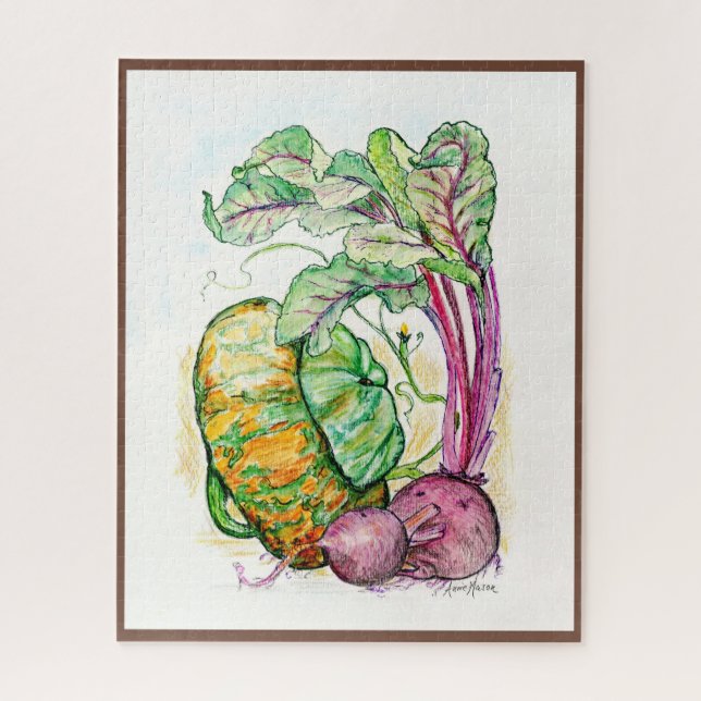 Red Beets and Squash Jigsaw Puzzle (Vertical)