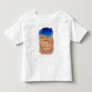 Red, Beige and yellow striping in wind  and Toddler T-shirt