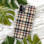 Red Beige Tan Black White Scots Clan Plaid Pattern iPhone 13 Pro Max Case<br><div class="desc">Classy, fun, and contemporary red, beige, black, and white tartan plaid pattern. Beautiful, modern, and cool cover for the trend-savvy and art-loving hip trendsetter, artsy motif lover who wants to protect their phone from dust and dirt, wear and tear. This design is available for Apple iPhone 6, 7, 8, 10...</div>