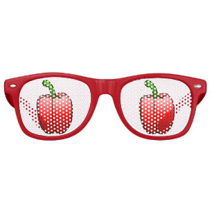 Red Bell Pepper Retro Sunglasses