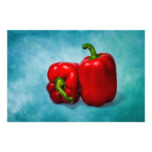 Red Bell Peppers Photo Print