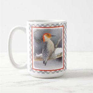 Red-Bellied Woodpecker Painting Original Bird Art Coffee Mug