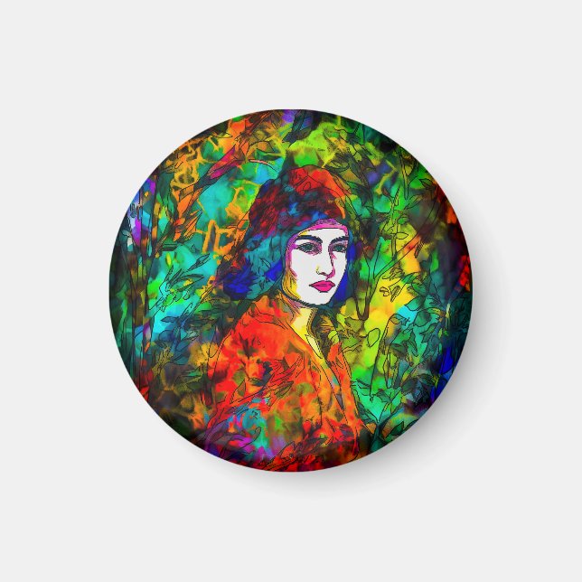 Red Beret Magnet (Front)