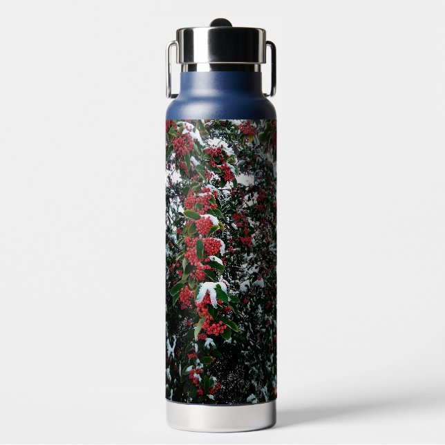 Red berries water bottle (Front)