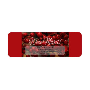Red berries we've moved address label