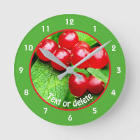 Red Berries With Raindrops Personalized