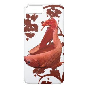 Red Betta Siamese Fighting Fish iPhone 8 Plus/7 Plus Case