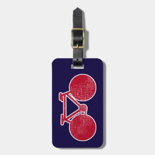 red Bicycle Luggage Tag