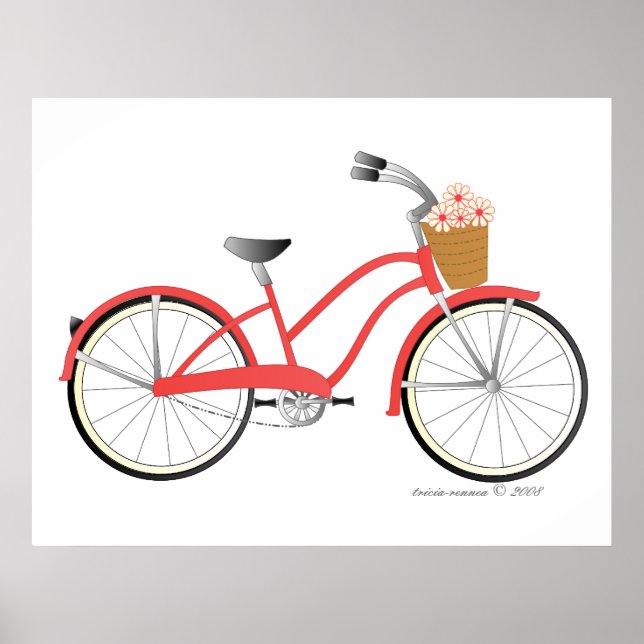 Red Bicycle Poster (Front)
