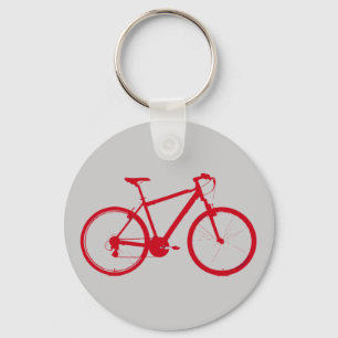 red bike, cycling keychain