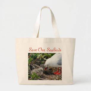 Red-Billed Gull and Chicks Bag by RoseWrites