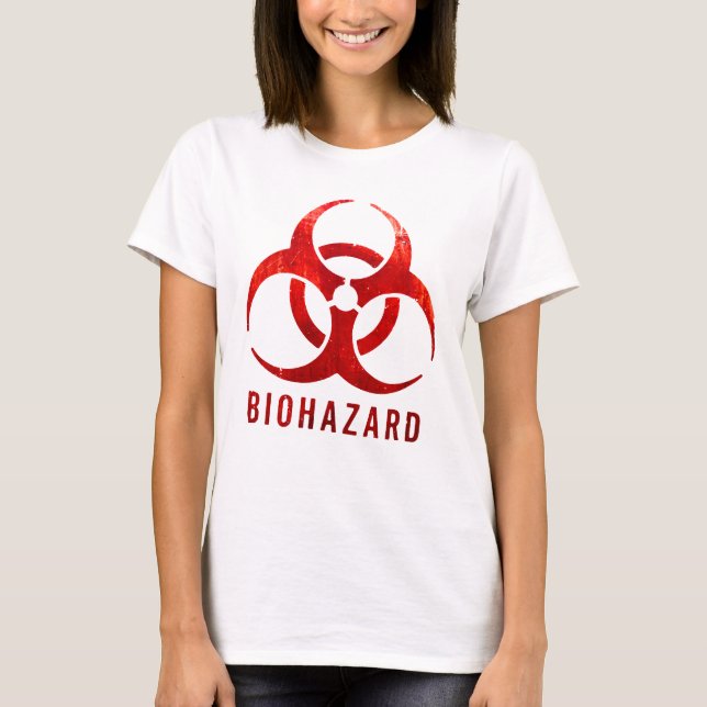 Red Biohazard T-Shirt (Front)
