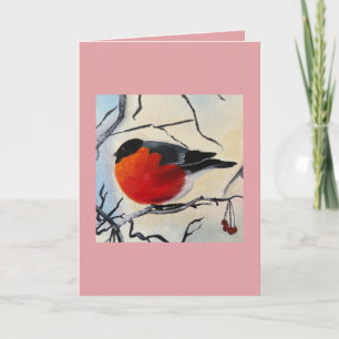 Red bird card