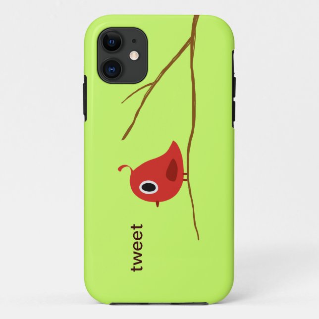 Red Bird Case-Mate iPhone Case (Back)
