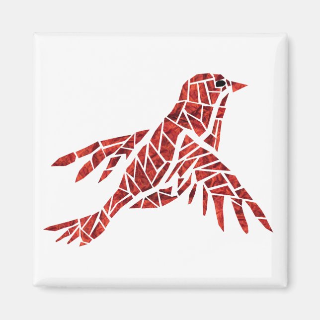 Red Bird magnet (Front)