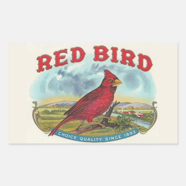 Red Bird Sticker (Front)