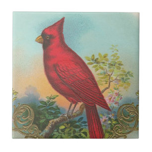 Red Bird Tile
