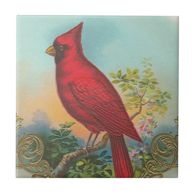 Red Bird Tile (Front)