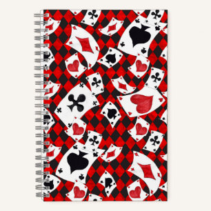 Red & Black Alice in Wonderland Notebook – Fantasy