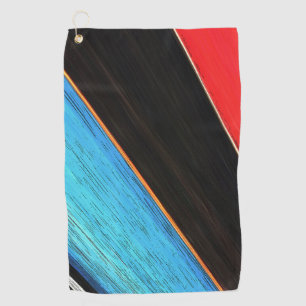 Red Black And Blue 312 Golf Towel