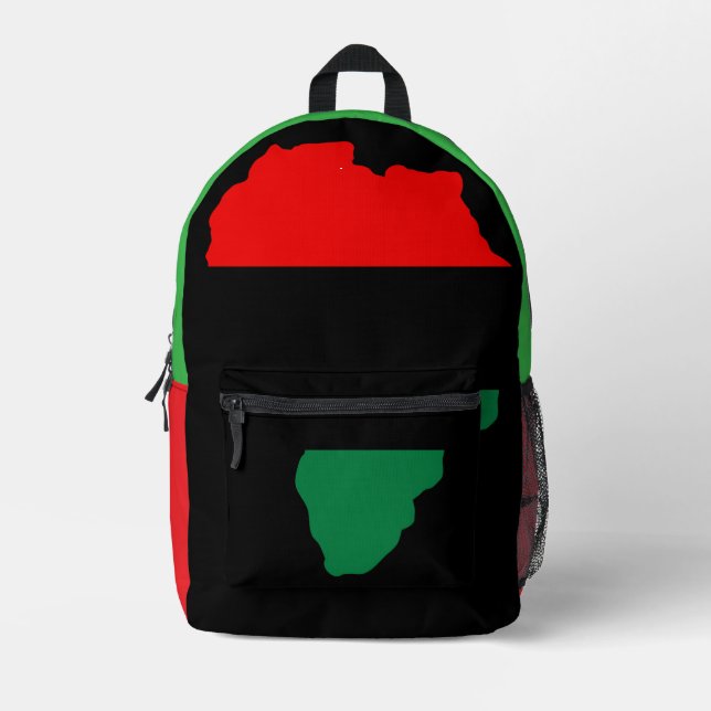 Red Black and Green Backpack (Front)