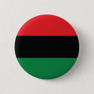 Red, Black and Green Flag 2 Inch Round Button