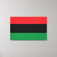 Red, Black and Green Flag