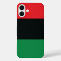 Red, Black and Green Flag