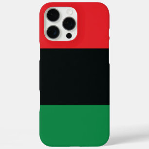 Red, Black and Green Flag iPhone 16 Pro Max Case