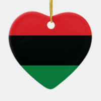 Red, Black and Green Flag