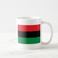 Red, Black and Green Flag