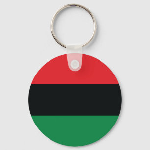 Red, Black and Green Flag Keychain