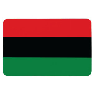 Red, Black and Green Flag Magnet