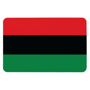 Red, Black and Green Flag Magnet