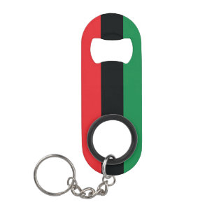 Red, Black and Green Flag Mini Bottle Opener