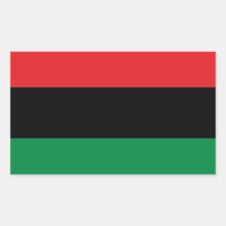 Red Black and Green Flag Sticker