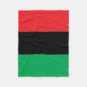 Red Black and Green Fleece Blanket