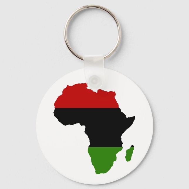 Red, Black and Green Keychain (Front)