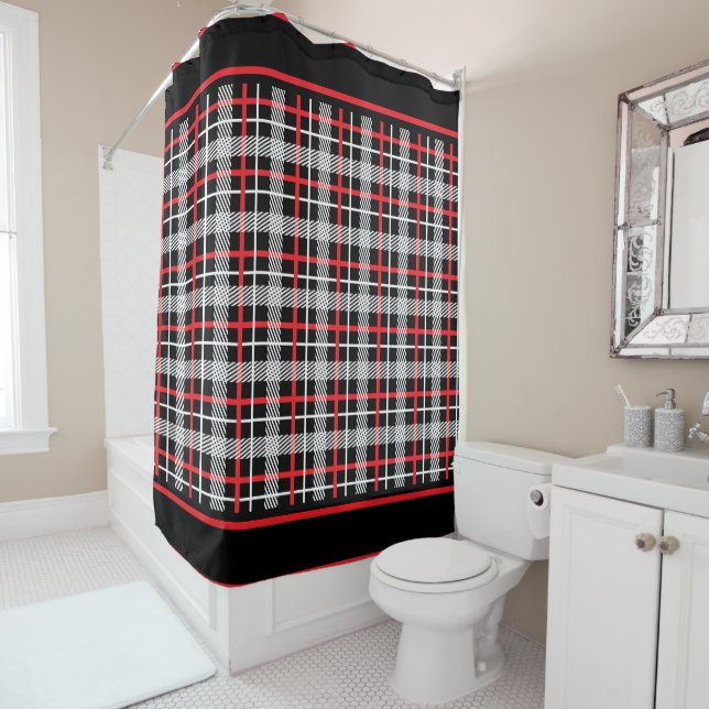 Red, Black and White Plaid (In Situ)