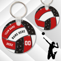Red Black and White Volleyball Gifts, Volleyball