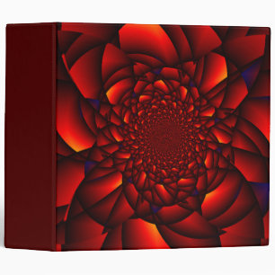 Red Black Blue Petal Binder