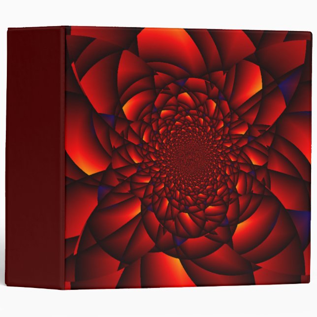 Red Black Blue Petal Binder (Front/Spine)